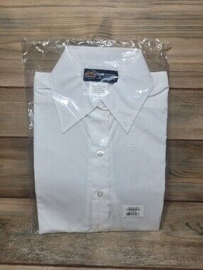 NWT Geek Squad White SS Work Shirt Mens X Small Button Up Best Buy